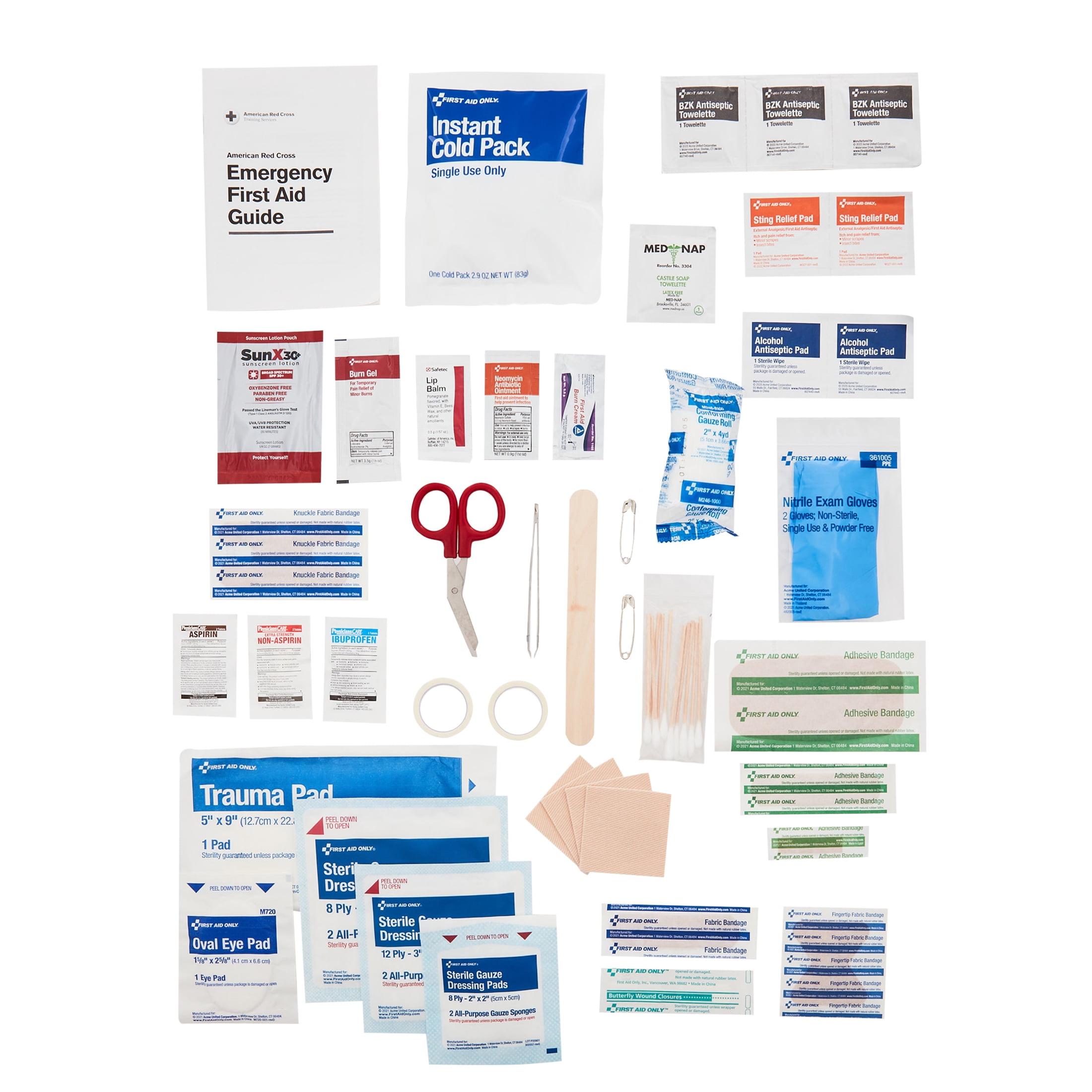 Multi-Person 200+ Piece Outdoor First Aid Kit