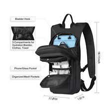 NOOLA Hydration Backpack for Hiking, Biking, Running (Black)