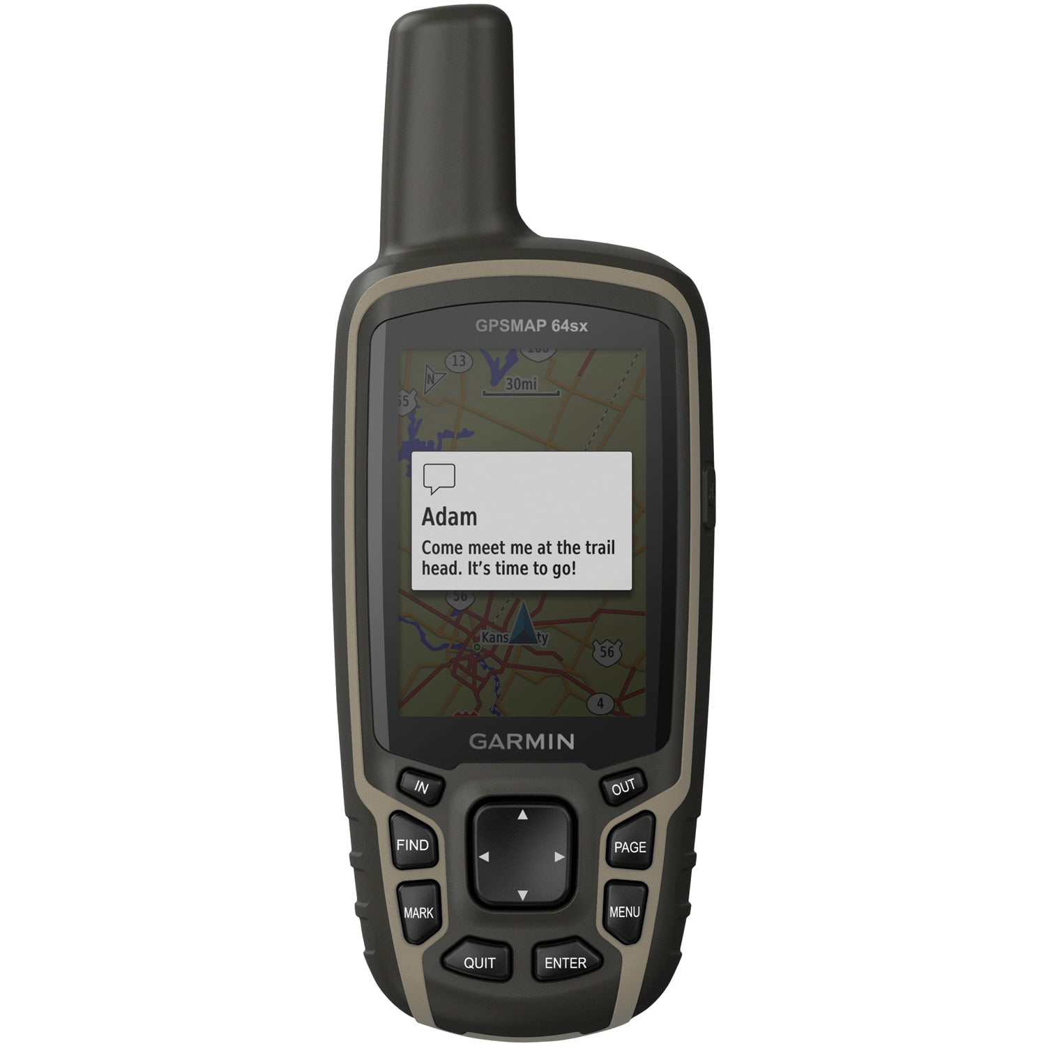 Garmin GPSMAP 64sx GPS - Black/Brown