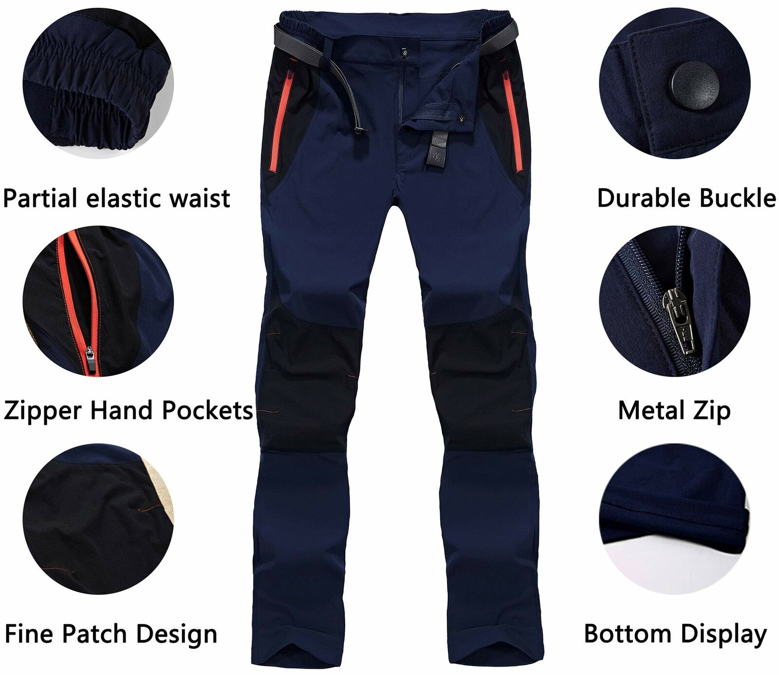 Men's Waterproof Outdoor Hiking Pants Tactical Army Trousers