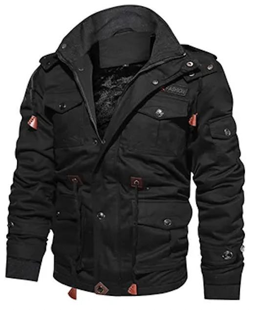 Men's Army Winter Hiking Jacket - Tactical Cargo