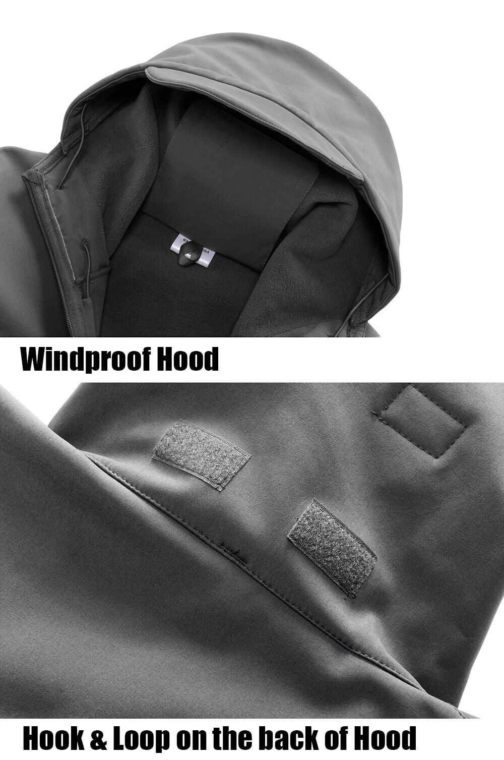 TACVASEN Men's Waterproof Tactical Soft Shell Jacket