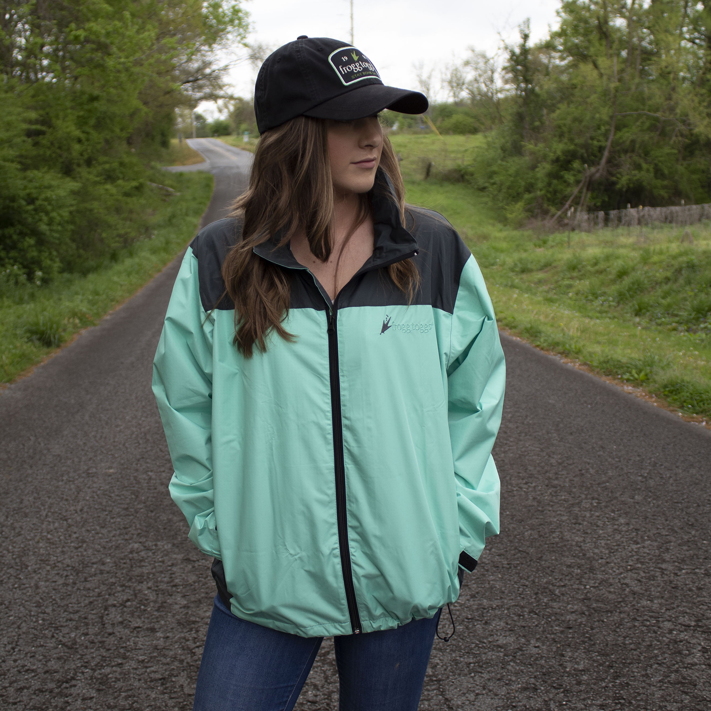 Women's River Toadz Hiking Jacket - Seafoam/Gray