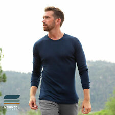 MERIWOOL Mens Base Layer - Midweight Merino Wool Shirt