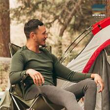 MERIWOOL Mens Base Layer - Midweight Merino Wool Shirt