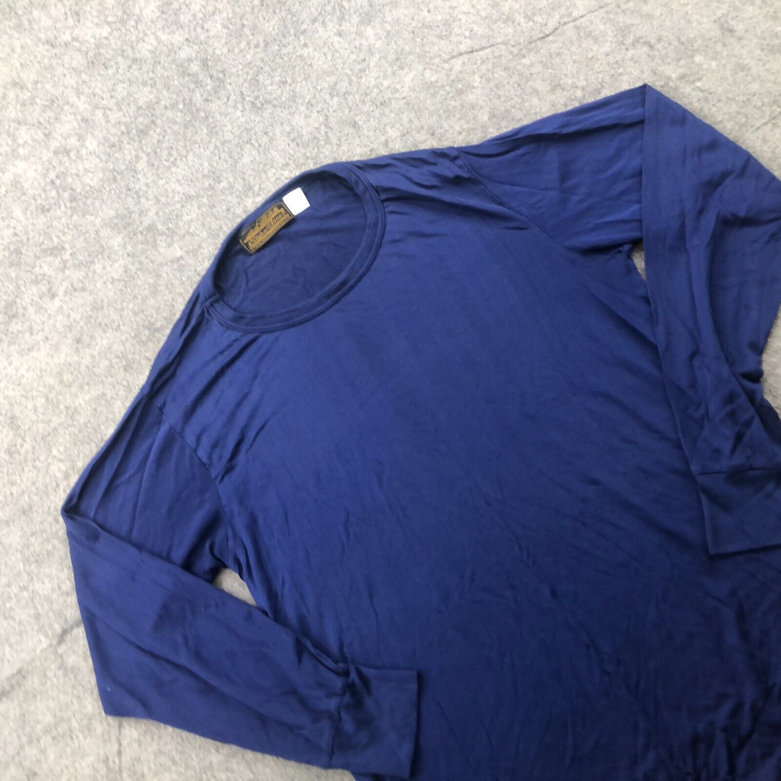 Eddie Bauer Men's Blue Hiking Base Layer Shirt