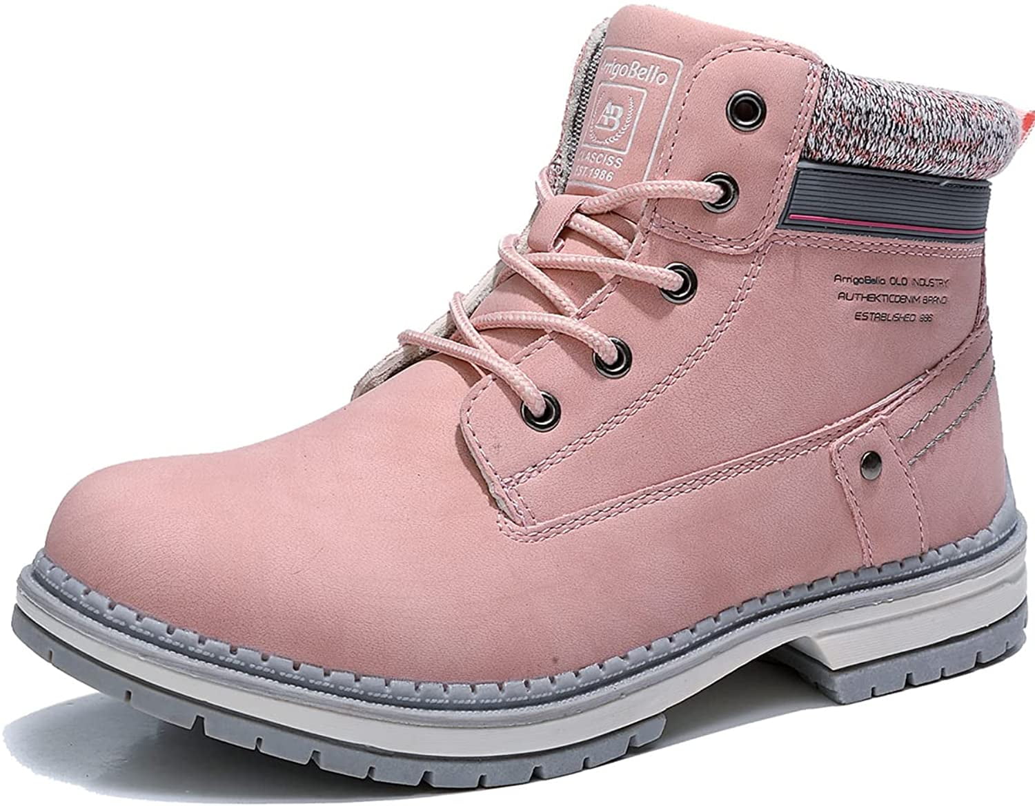 Arrigo Bello Women's Outdoor Hiking Boots - Pink