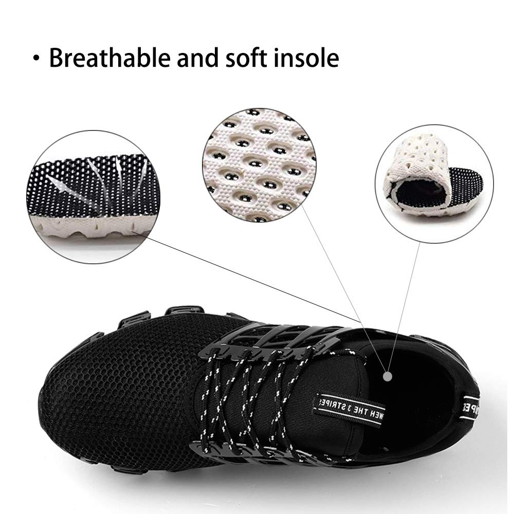 MAYZERO Men's Mesh Hiking Sneakers: Breathable Trail Runners