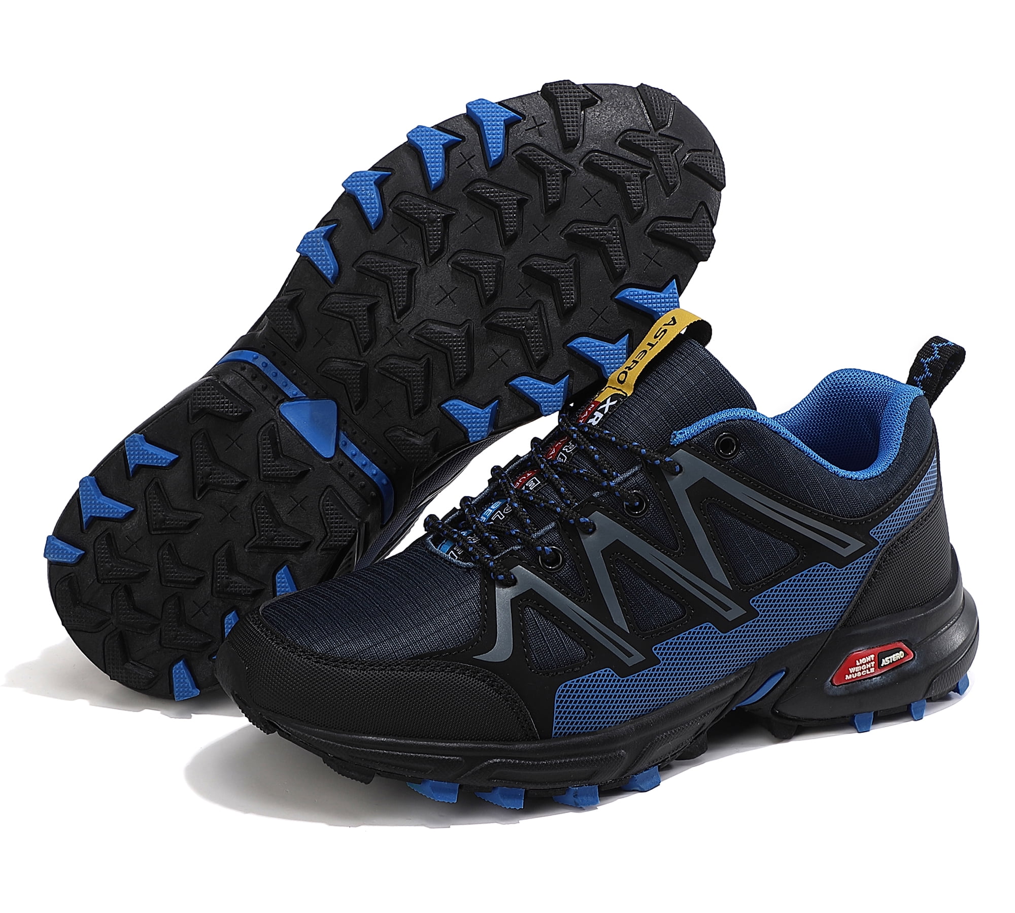 TOPIO Men's Breathable Lace Up Hiking Shoes