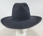 Black Velvet Fur Cowboy Hat for Horse Riding