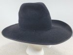 Black Velvet Fur Cowboy Hat for Horse Riding