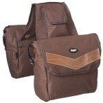 Western Trail Riding Saddle Bags - Insulated - Black or Brown