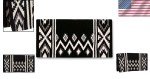 High-Quality 38in x 34in Wool Saddle Blanket - Rustic Charm for Any Setting