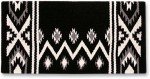 High-Quality 38in x 34in Wool Saddle Blanket - Rustic Charm for Any Setting