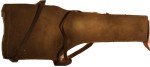 Leather Rifle Saddle Scabbard with Straps Hunting Packing Horse Camping Gear