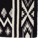 High-Quality 38in x 34in Wool Saddle Blanket - Rustic Charm for Any Setting