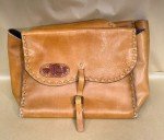 Vintage Leather Saddle Bags for Hiking Adventures
