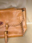 Vintage Leather Saddle Bags for Hiking Adventures