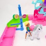 Motorized Pony Playset for Adventurous Hiking Fun