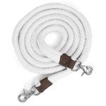 7' Flat Braid Cotton Roping Rein for Horses