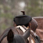 Black Horse Saddle Bag and Pommel Accessories