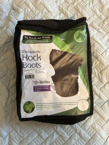 Therapeutic Black Horse Hock Boots Size XL