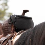 Black Horse Saddle Bag and Pommel Accessories