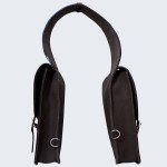 Heavy-Duty Floral Leather Saddle Bag for Trails