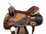 Floral Tooled Gaited Western Saddle Tack Set