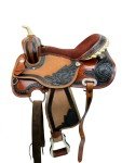 Floral Tooled Gaited Western Saddle Tack Set