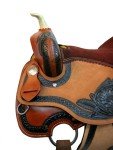 Floral Tooled Gaited Western Saddle Tack Set