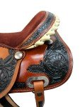 Floral Tooled Gaited Western Saddle Tack Set