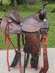 15" Simco Western Trail Saddle with Breast Collar