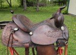 15" Simco Western Trail Saddle with Breast Collar