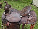 15" Simco Western Trail Saddle with Breast Collar