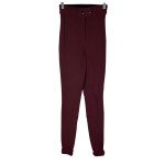 Purple Ribbed Skinny Stretch Hiking Pants for Women