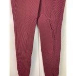 Purple Ribbed Skinny Stretch Hiking Pants for Women
