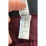 Purple Ribbed Skinny Stretch Hiking Pants for Women