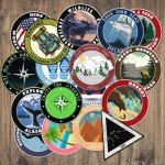 Unicorn Patch Iron-On Applique for Hiking Gear