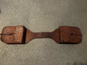 Stylish Leather Saddle Bag for Hiking Adventures