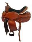 Comfy Trail Leather Western Horse Saddle Set