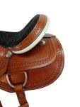 Comfy Trail Leather Western Horse Saddle Set