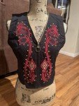 Western Show Vest for Horse Riding - Medium
