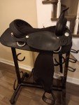 17" Abetta Trail Synthetic Western Saddle - FQHB