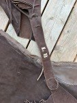 Brown Leather Western Chaps for Horse Riding