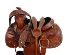 Kids' Leather Trail Saddle for Comfortable Hiking