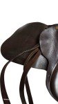 Vintage 15" Riding Saddle with Stirrups