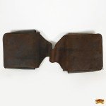 Rustic Brown Soft Leather Saddle Bag for Hiking