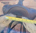 Dark Brown 15" Trail Saddle for Hiking