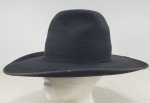 Cowboy Hat - Black Velvet Fur for Riding